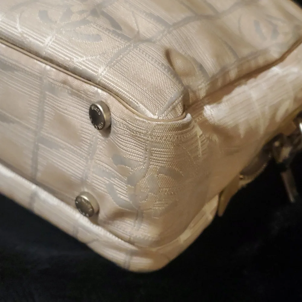 Chanel Bag Travel Line Top Handle Plush Sholder Strap